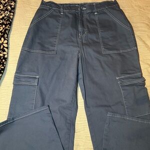 Forever 21 Blue High-Waisted Pants
